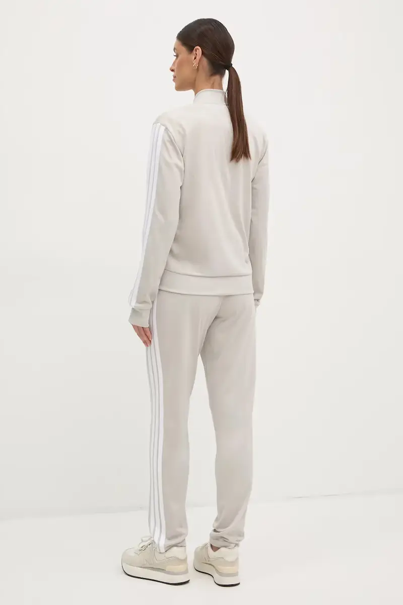 tuta da ginnastica 3-Stripes donna colore beige JD2686 miniatura 3