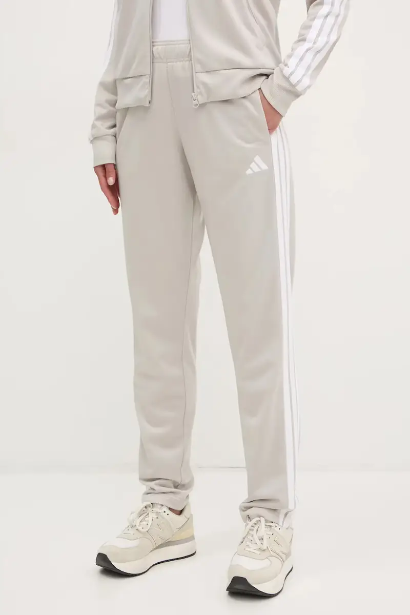 tuta da ginnastica 3-Stripes donna colore beige JD2686 miniatura 4