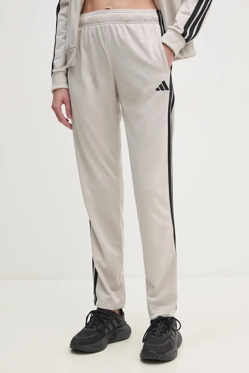 tuta da ginnastica 3-Stripes donna colore beige JY1769 miniatura 4