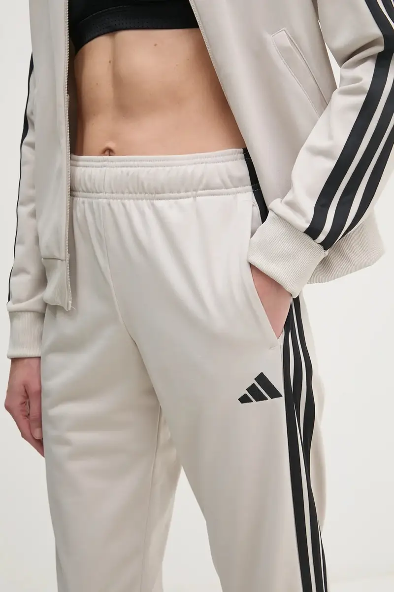 tuta da ginnastica 3-Stripes donna colore beige JY1769 miniatura 5