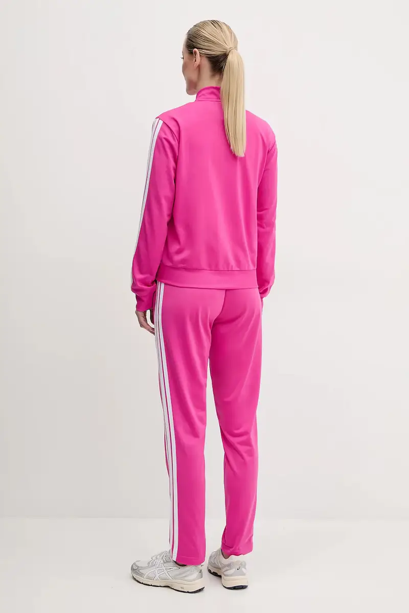 tuta da ginnastica 3-Stripes donna colore rosa JD5436 miniatura 2