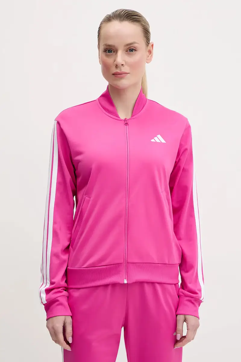 tuta da ginnastica 3-Stripes donna colore rosa JD5436 miniatura 3