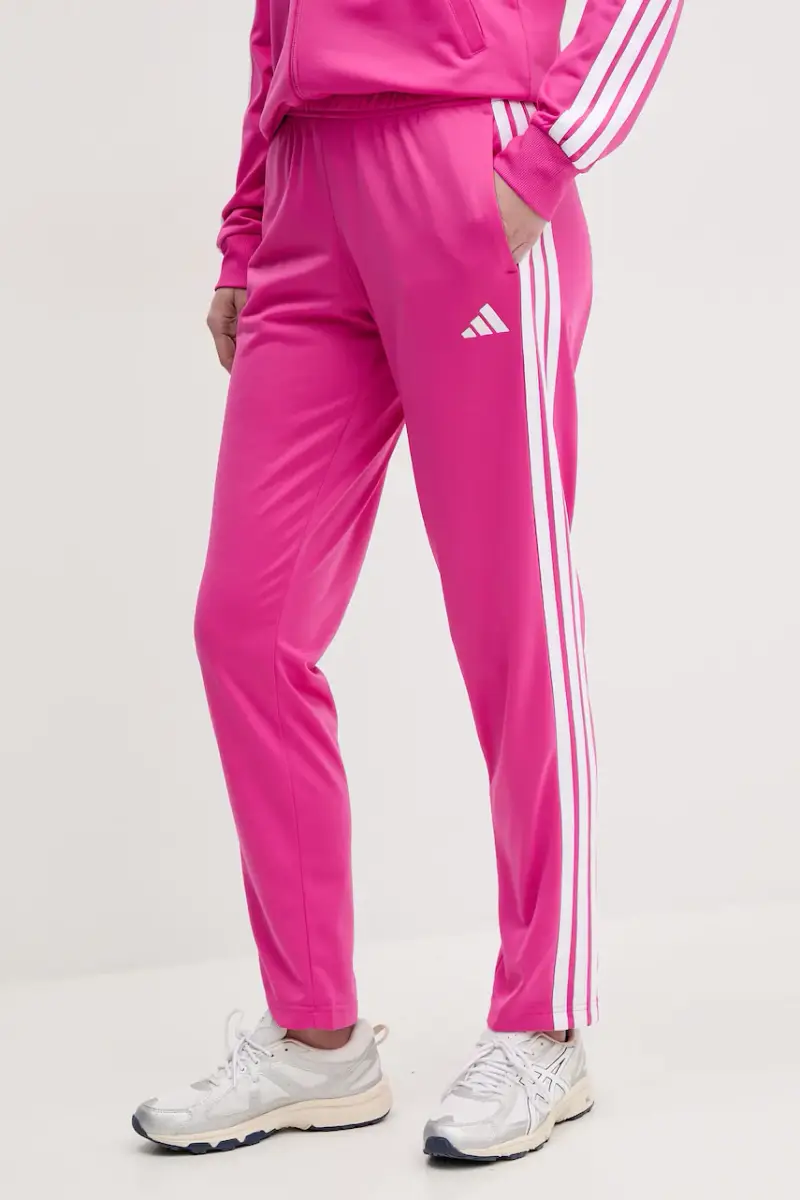 tuta da ginnastica 3-Stripes donna colore rosa JD5436 miniatura 4