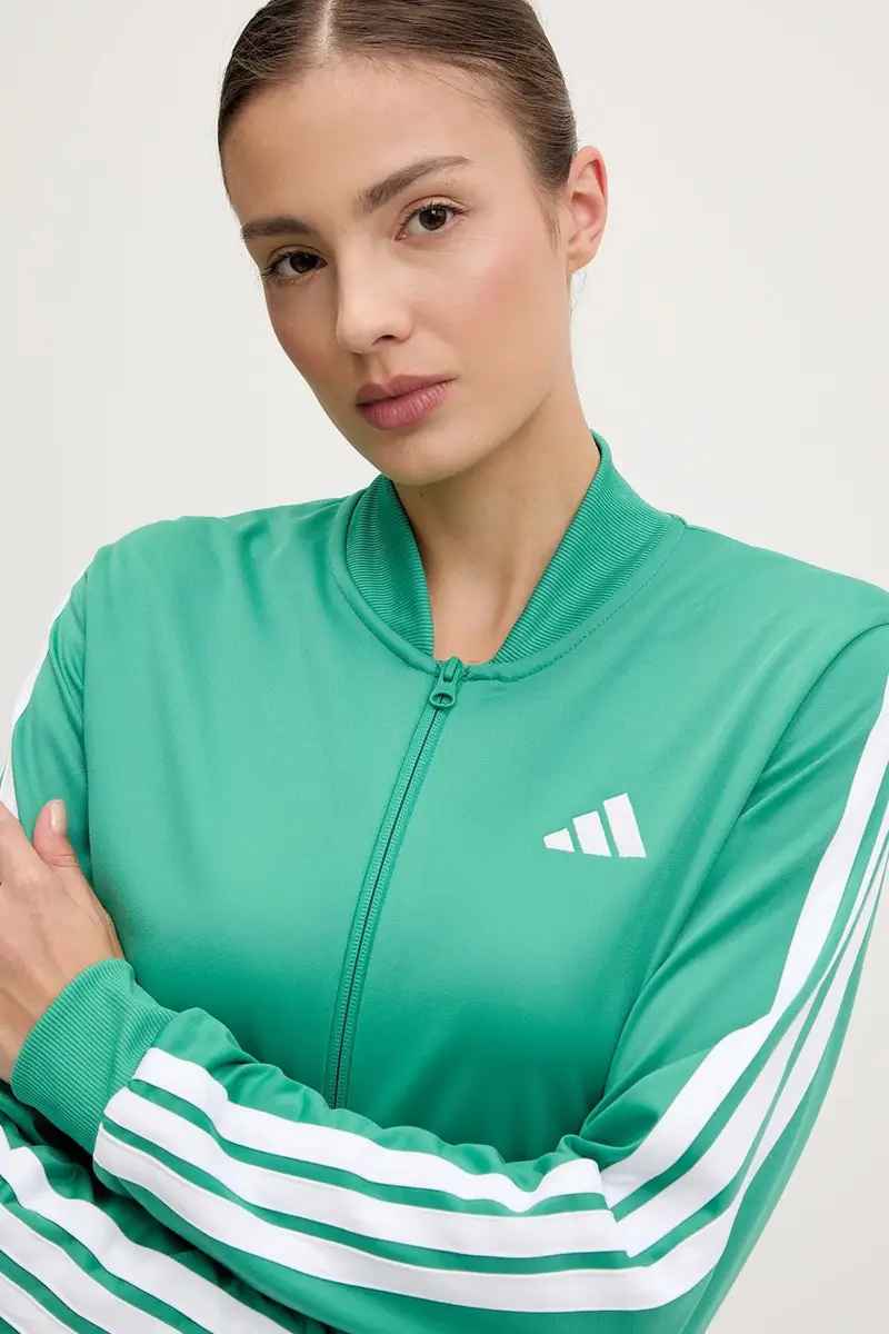 tuta da ginnastica 3-Stripes donna colore verde JD2687 miniatura 5