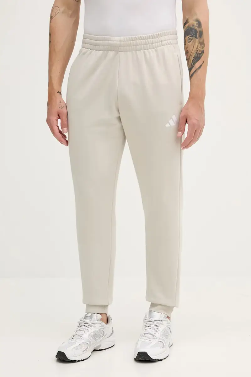 tuta da ginnastica 3-Stripes uomo colore beige JX5547 miniatura 3