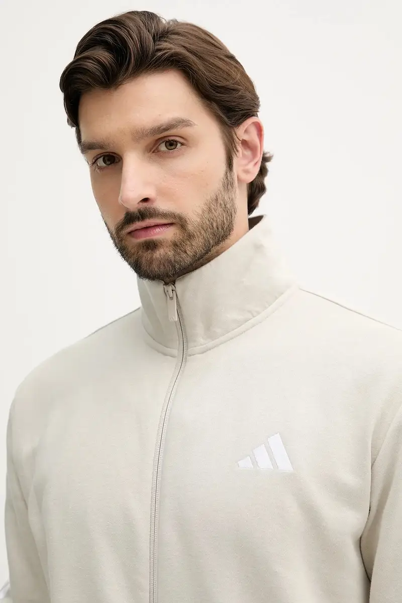 tuta da ginnastica 3-Stripes uomo colore beige JX5547 miniatura 5