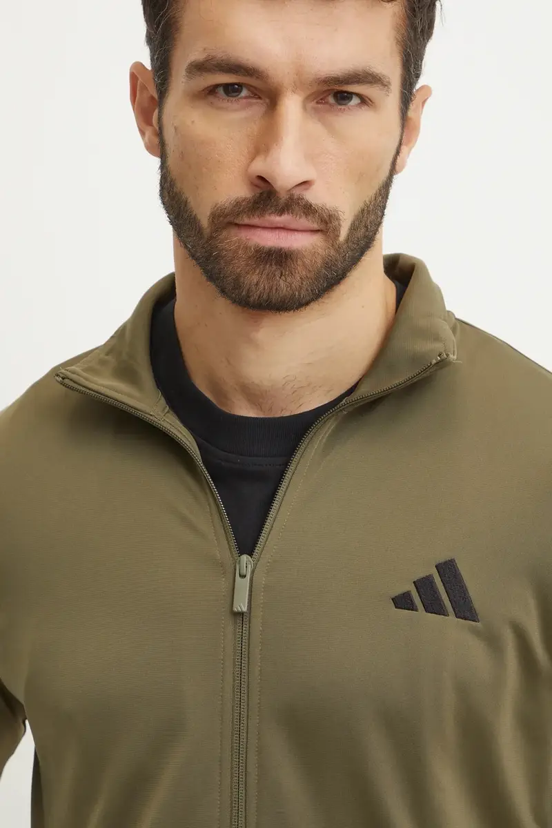 tuta da ginnastica 3-Stripes uomo colore verde JI8854 miniatura 5