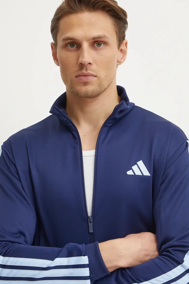 tuta da ginnastica 3S FT TT TS uomo colore blu navy JI8873 miniatura 5