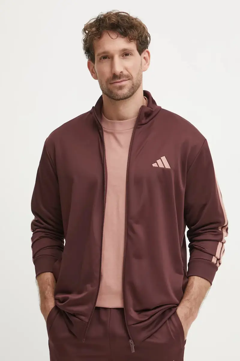 tuta da ginnastica 3S FT TT TS uomo colore granata JI8872 miniatura 3