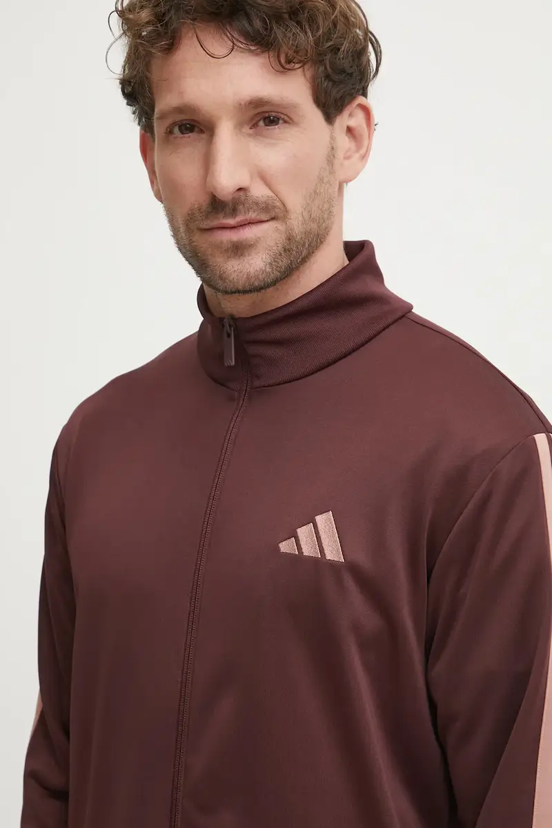 tuta da ginnastica 3S FT TT TS uomo colore granata JI8872 miniatura 5