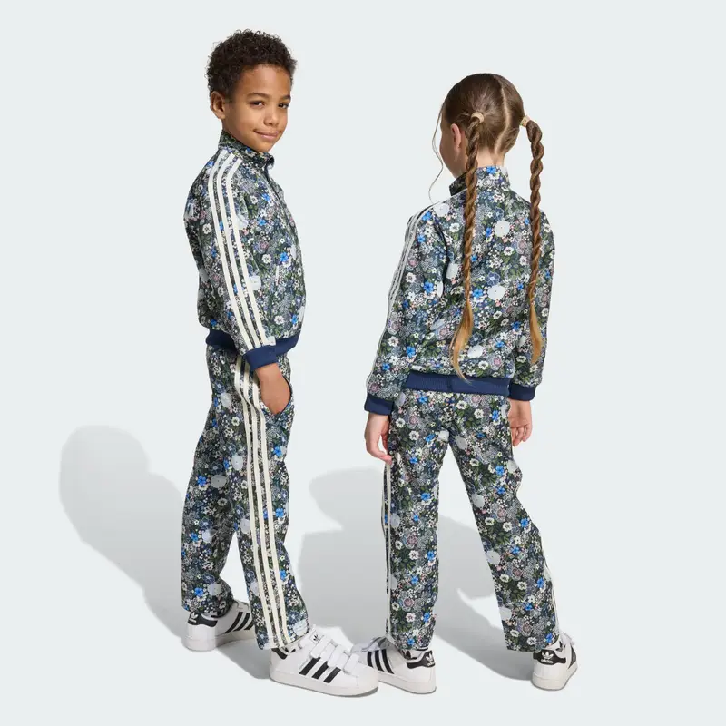 Tuta da ginnastica adidas Originals x Liberty London Firebird per bambini Night Indigo miniatura 2