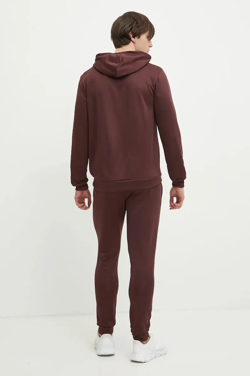 tuta da ginnastica BL FT HD TS uomo colore granata JI8867 miniatura 2