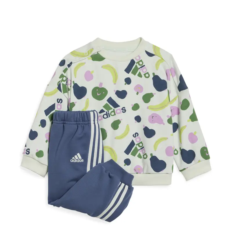 Tuta da ginnastica con stampa bambino adidas Essentials Bleu