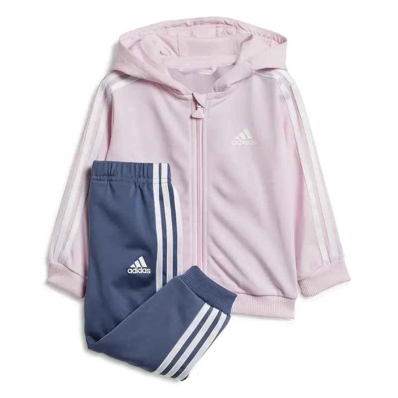 Adidas Tuta da ginnastica bambino con cappuccio e zip intera in