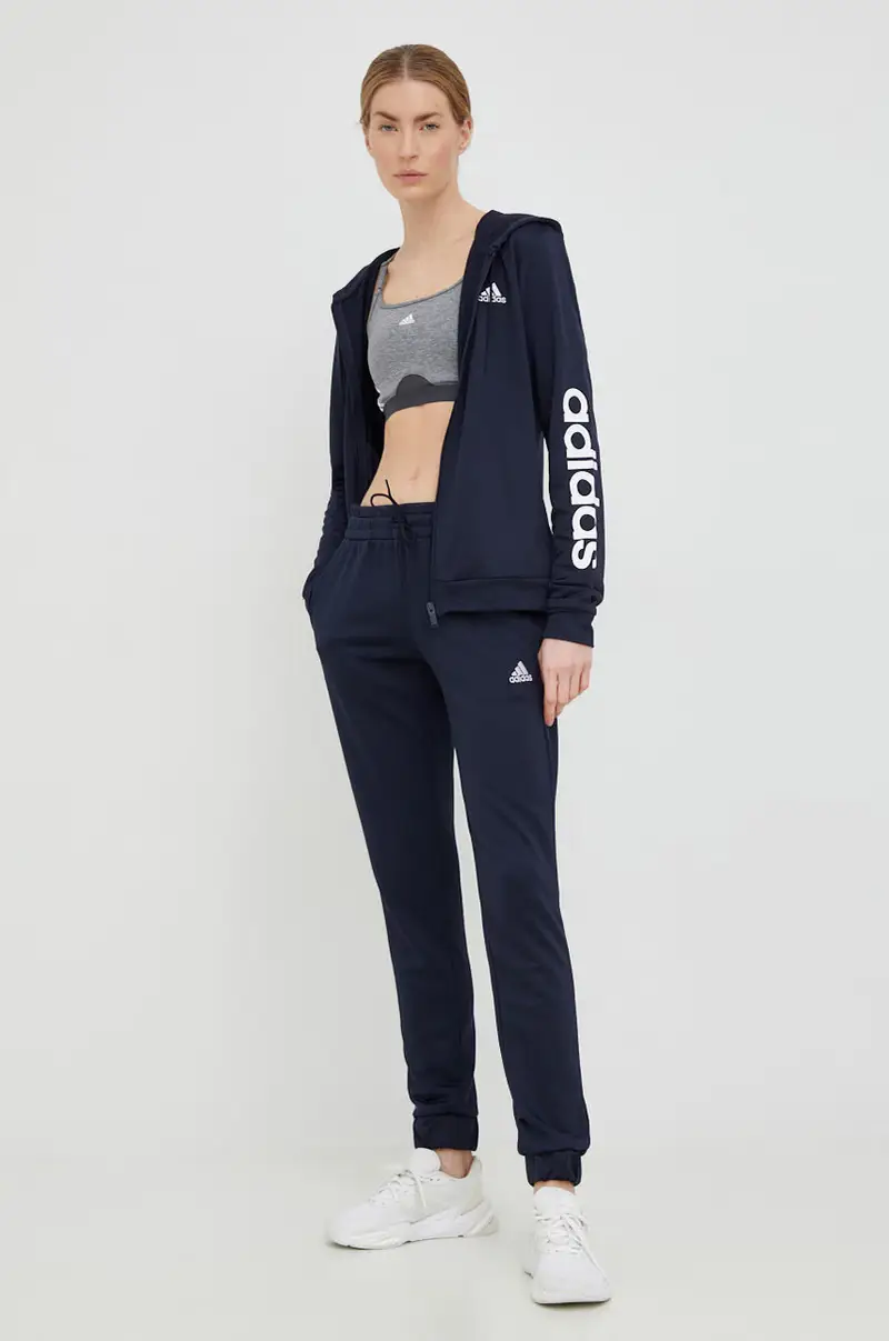 tuta da ginnastica donna IC3431 Blu navy