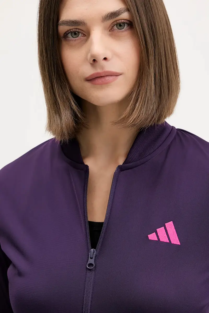 tuta da ginnastica Ess 3S donna colore violetto JX0510 miniatura 5