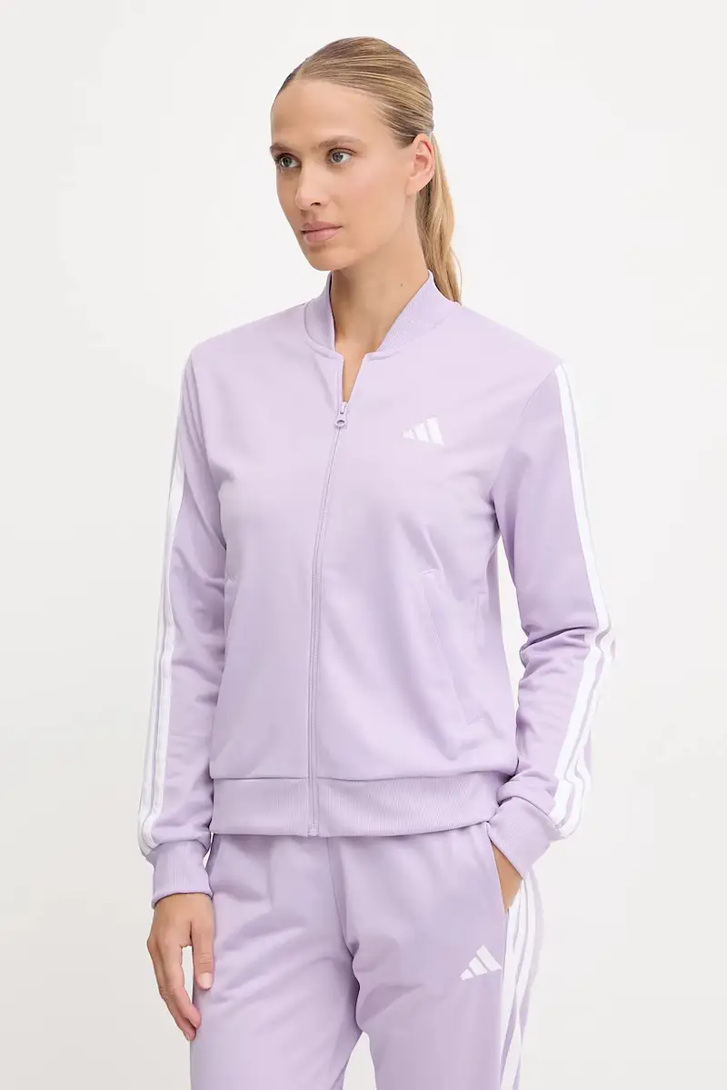 tuta da ginnastica Ess 3S donna colore violetto JX0511 miniatura 2