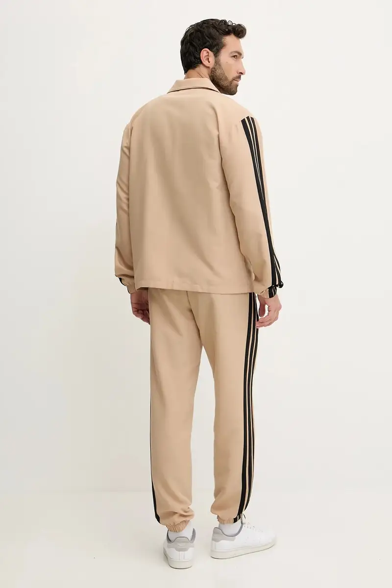 tuta da ginnastica Essentials uomo colore beige JX3149 miniatura 3