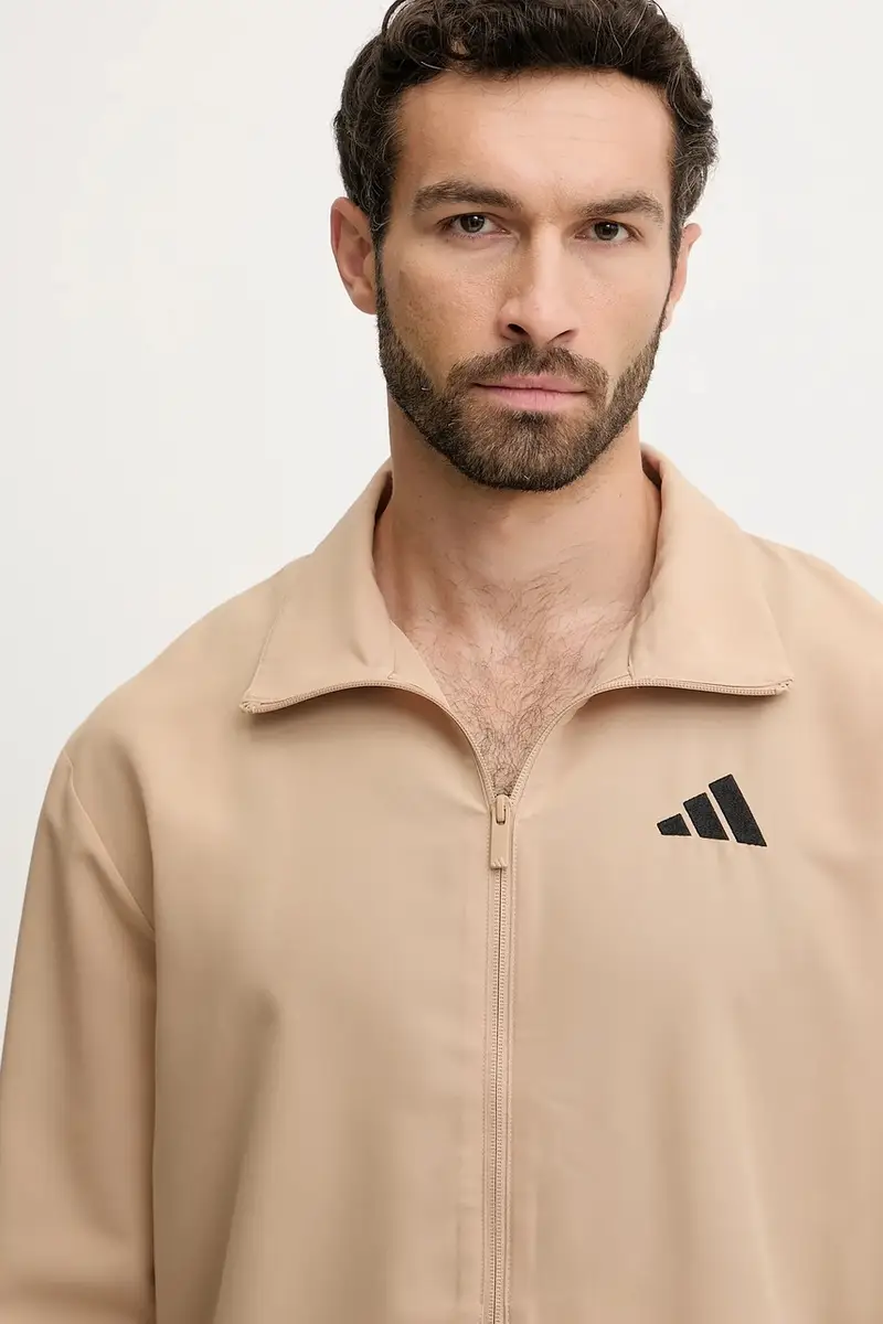 tuta da ginnastica Essentials uomo colore beige JX3149 miniatura 5