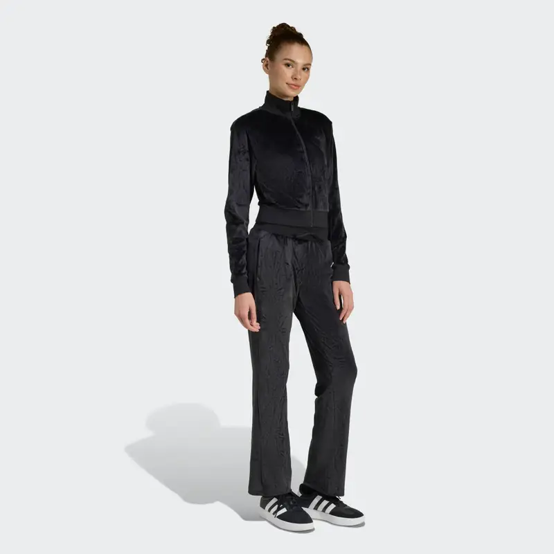 Tuta da ginnastica in velluto Glam Black miniatura 3