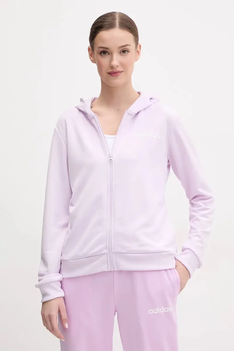 tuta da ginnastica Linear donna colore violetto JD2700 miniatura 2