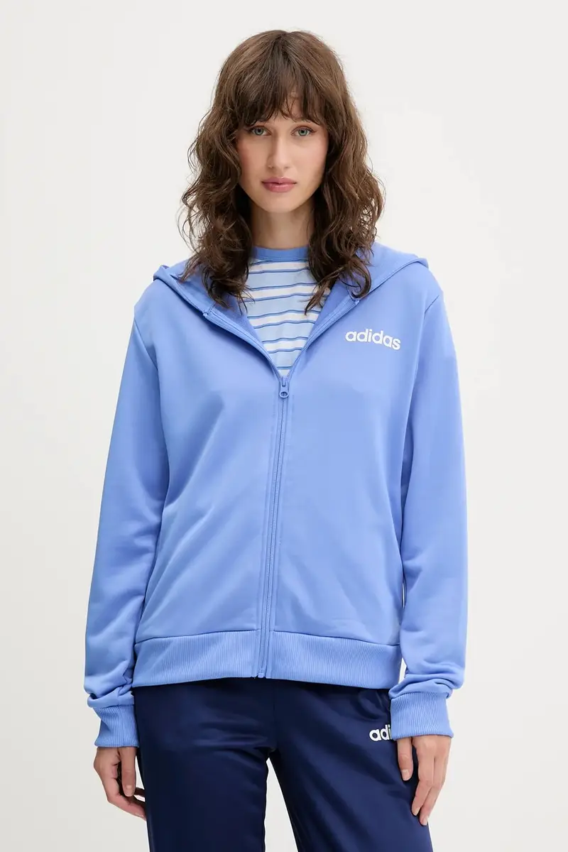 tuta da ginnastica Linear donna colore violetto JX0521 miniatura 4