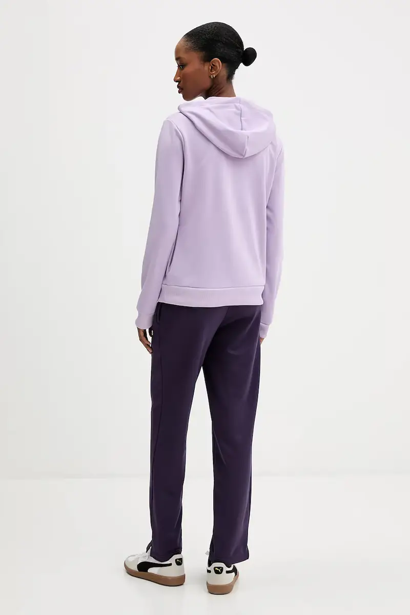 tuta da ginnastica Linear donna colore violetto JX0527 miniatura 4