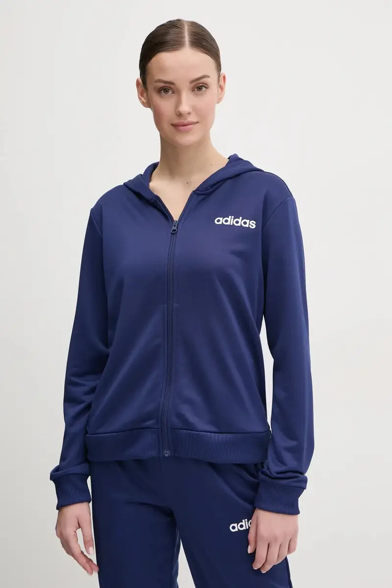 tuta da ginnastica LINEAR TS donna colore blu navy JD2696 miniatura 3
