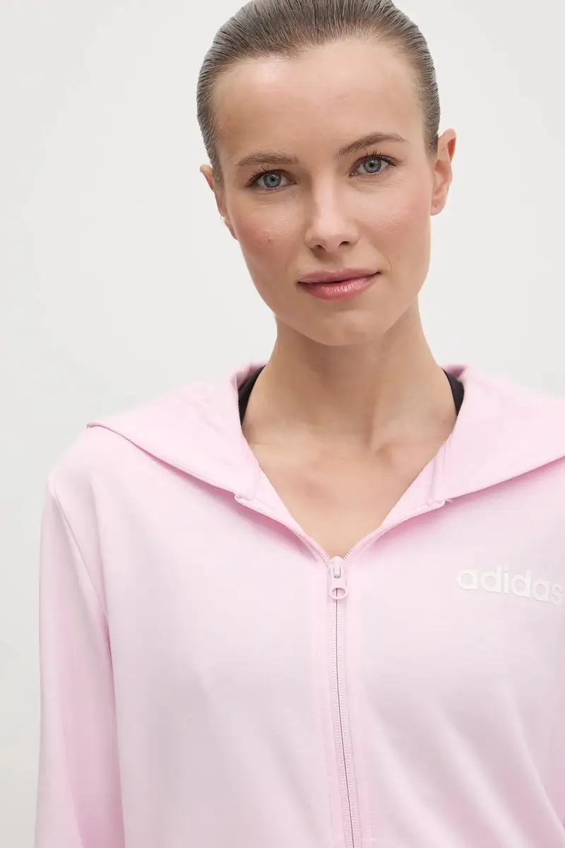 tuta da ginnastica LINEAR TS donna colore rosa JD2702 miniatura 5