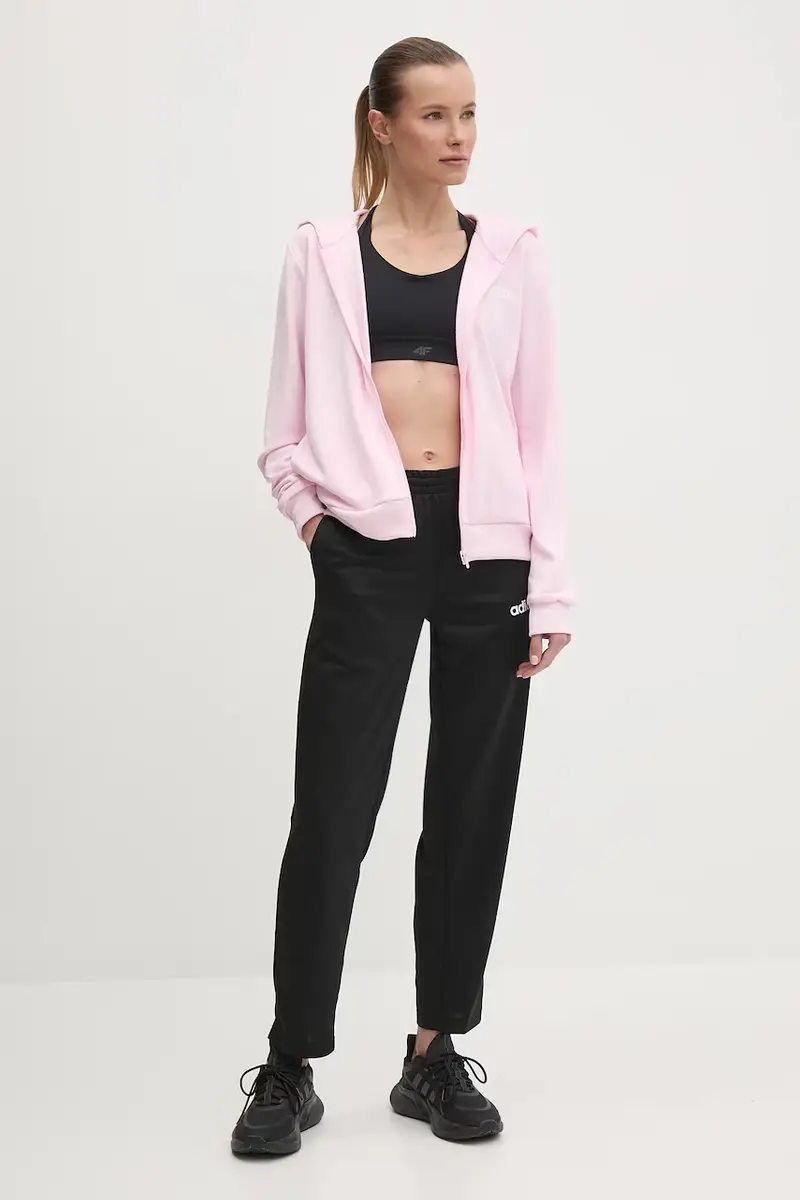 tuta da ginnastica LINEAR TS donna colore rosa JD2702