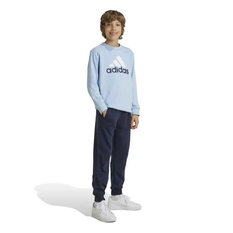 Tuta da ginnastica per bambini adidas Essentials Big Logo Bleu