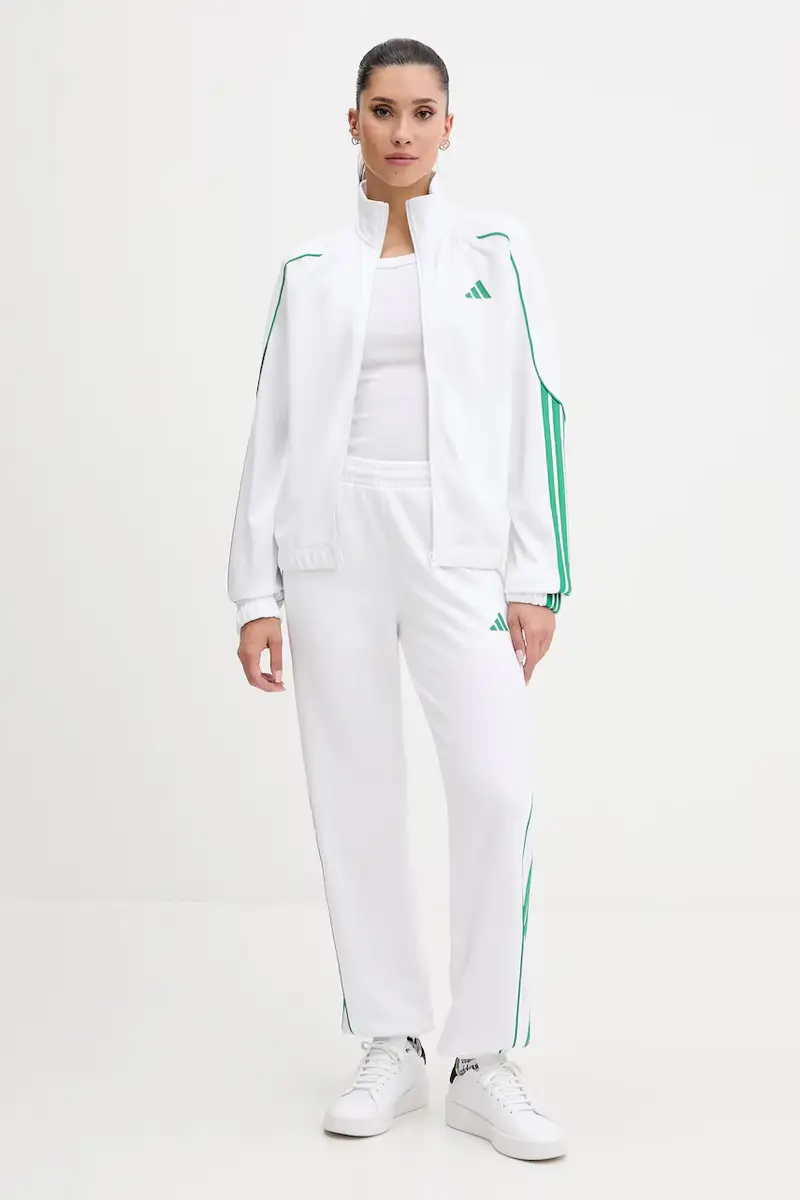 tuta da ginnastica Stadium donna colore bianco JX0473