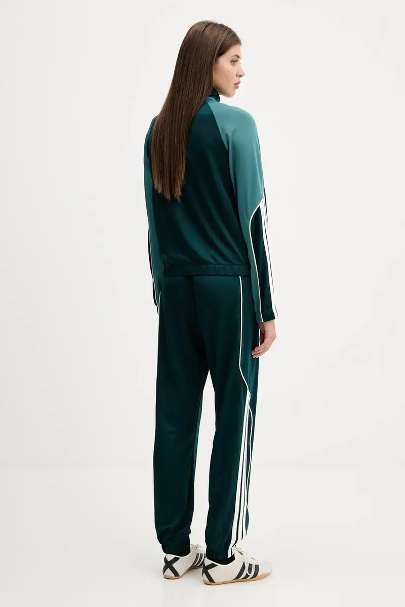 tuta da ginnastica Stadium donna colore verde JX0472 miniatura 4