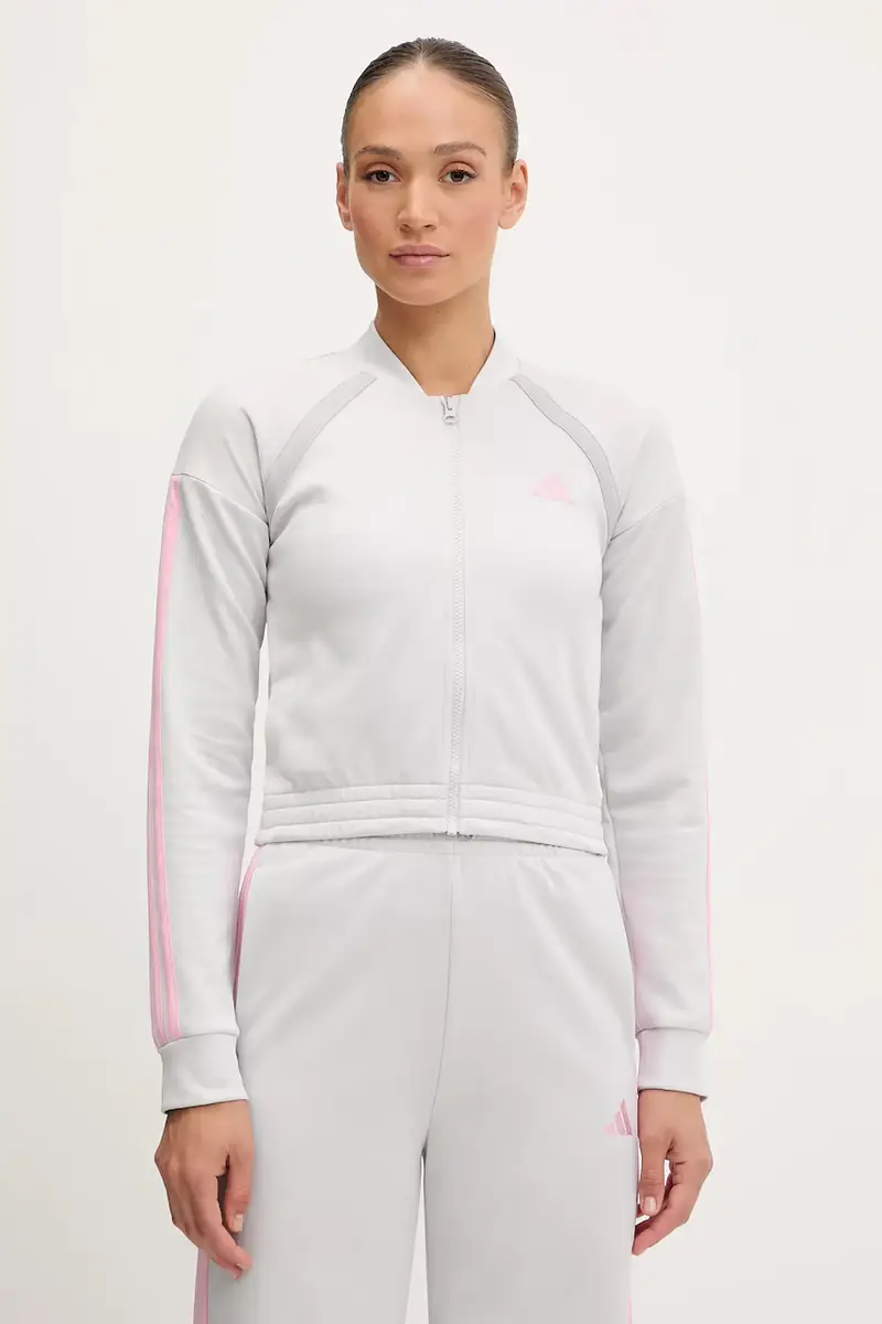 tuta da ginnastica TEAMSPORT donna colore grigio JL7336 miniatura 2