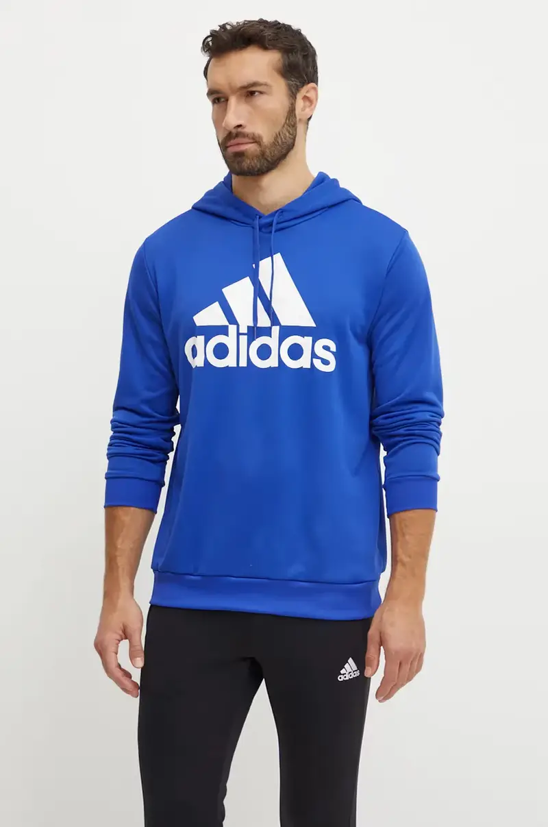 tuta da ginnastica uomo colore blu IY6659 miniatura 3