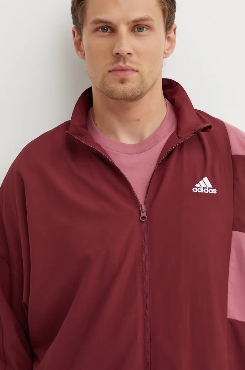 tuta da ginnastica uomo colore granata IY6675 miniatura 5