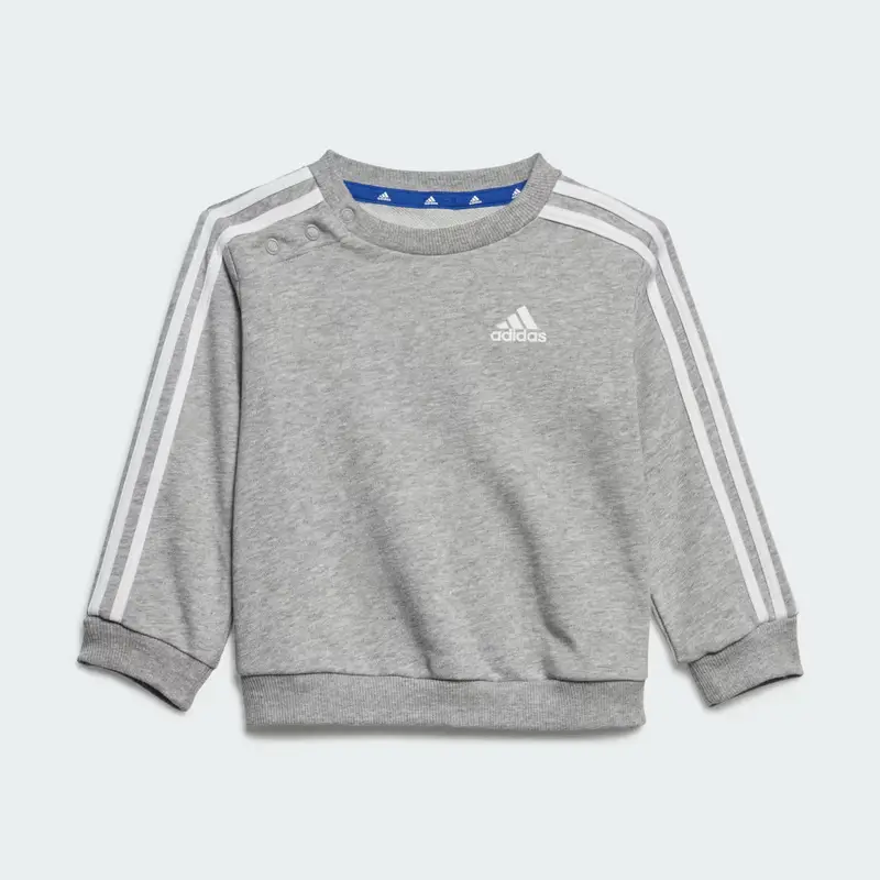 Tuta Essentials 3-Stripes Jogger Infant Medium Grey Heather miniatura 2
