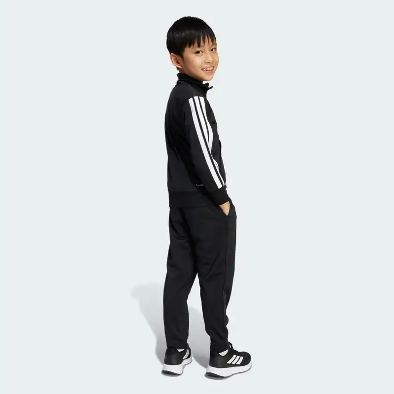 Tuta Essentials Climacool Kids Black miniatura 4