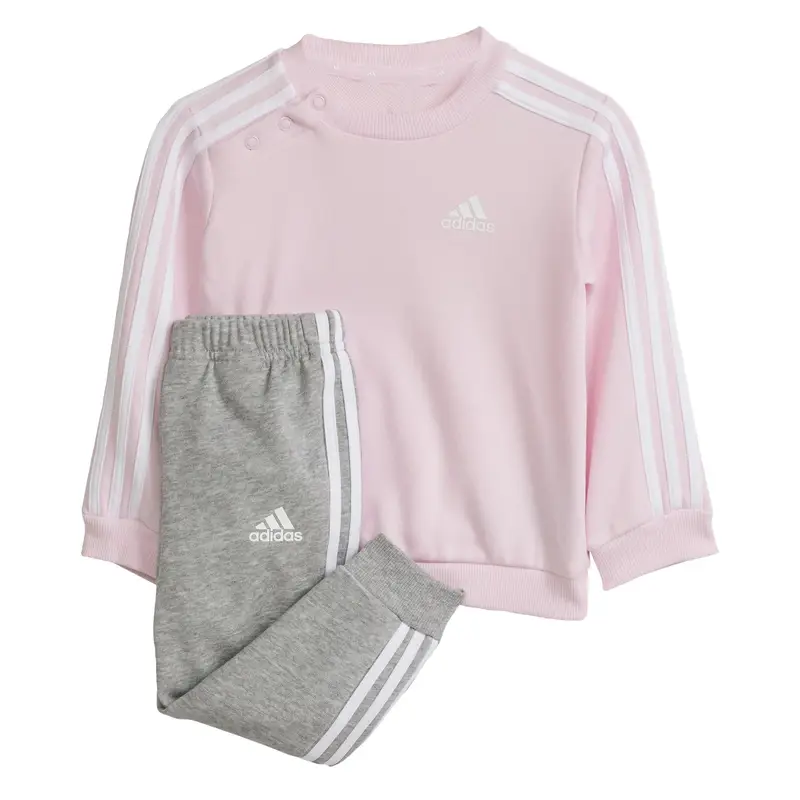 Tuta Essentials Stripes Jogger Infant | Adidas Rosa pallido