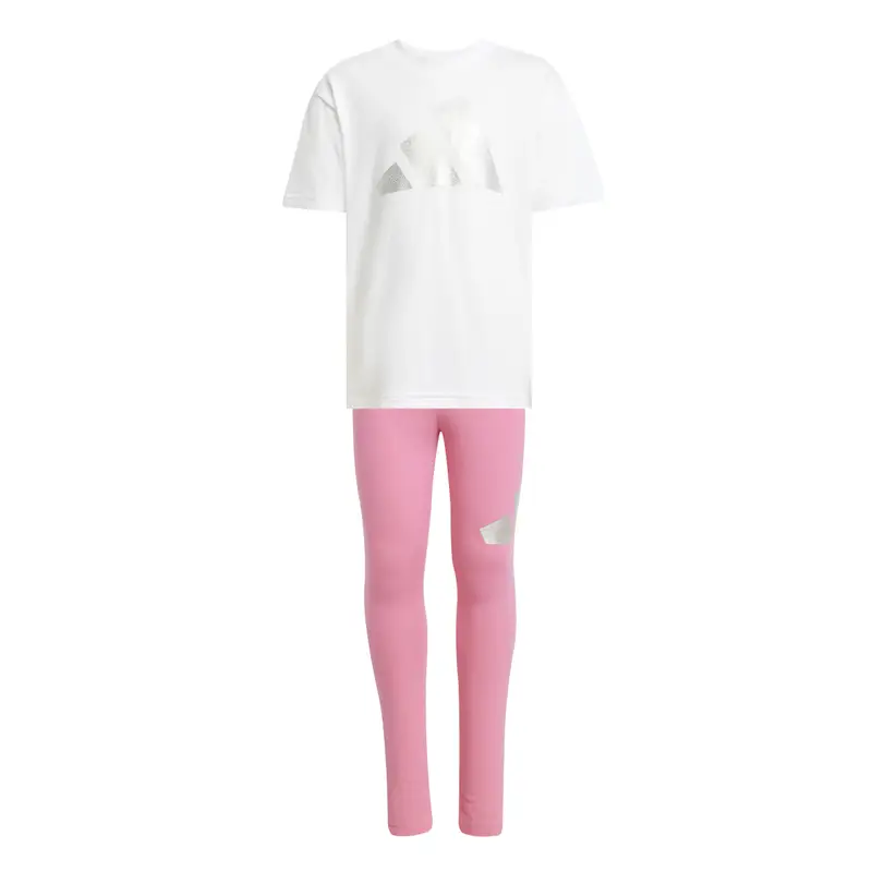 Tuta per bambina adidas Seasonal Essentials Glam Blanc