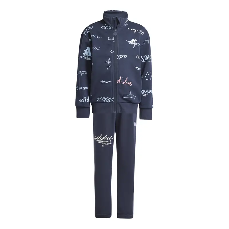 Tuta per bambini adidas Brand Love Bleu