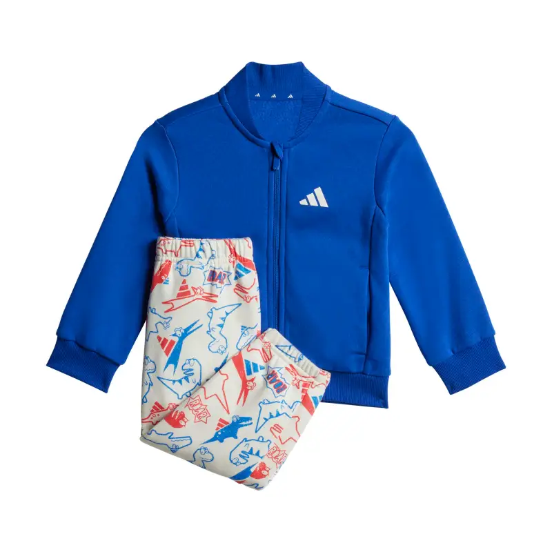 Tuta per bambini adidas Essentials Adiraptor Fleece Bleu