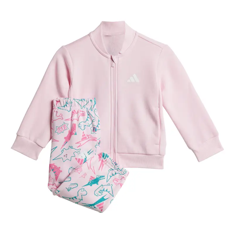 Tuta per bambini adidas Essentials Adiraptor Fleece Rose