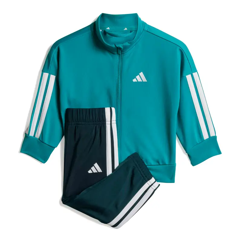 Tuta per bambini adidas Essentials Climacool Stripes Vert