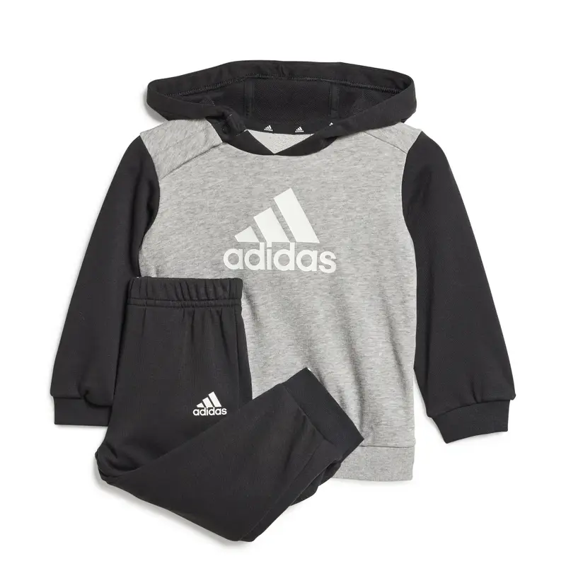 Tuta per bambini adidas Essentials Colorblock Noir