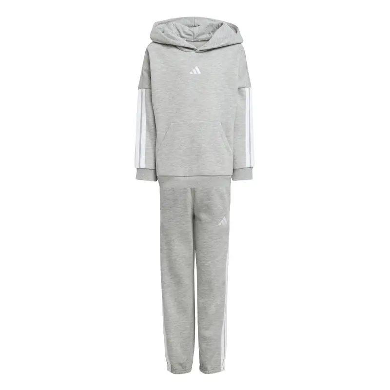 Tuta per bambini adidas Essentials Stripes Gris