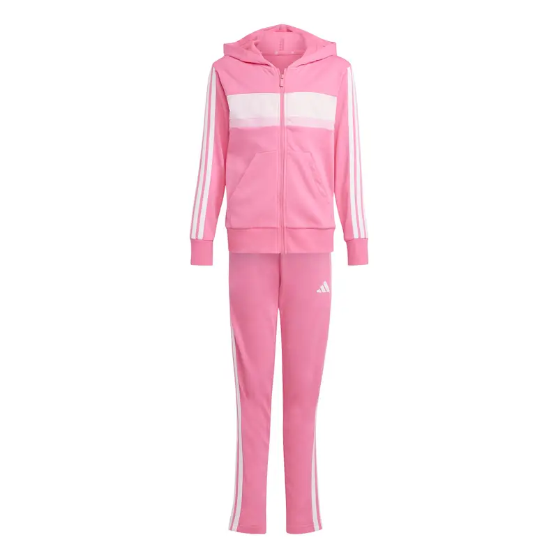 Tuta per bambini adidas Essentials Tiberio 3-Stripes Rose