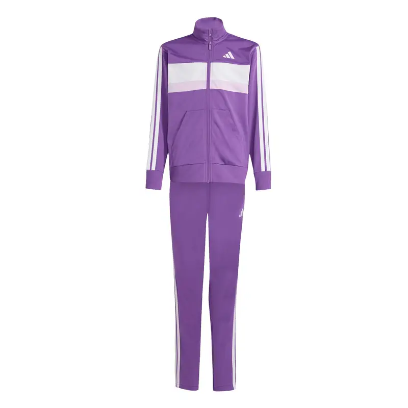 Tuta per bambini adidas Essentials Tiberio 3-Stripes Violet
