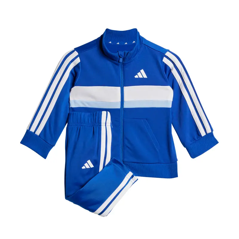 Tuta per bambini adidas Seasonal Essentials Tiberio 3 stripes Bleu