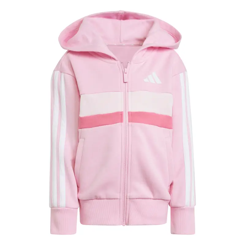 Tuta per bambini adidas Seasonal Essentials Tiberio 3 stripes Rose
